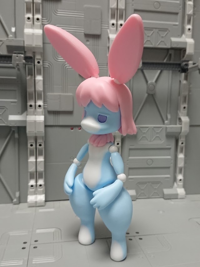 うさぎのみいちゃん 色変わりピンクブルー