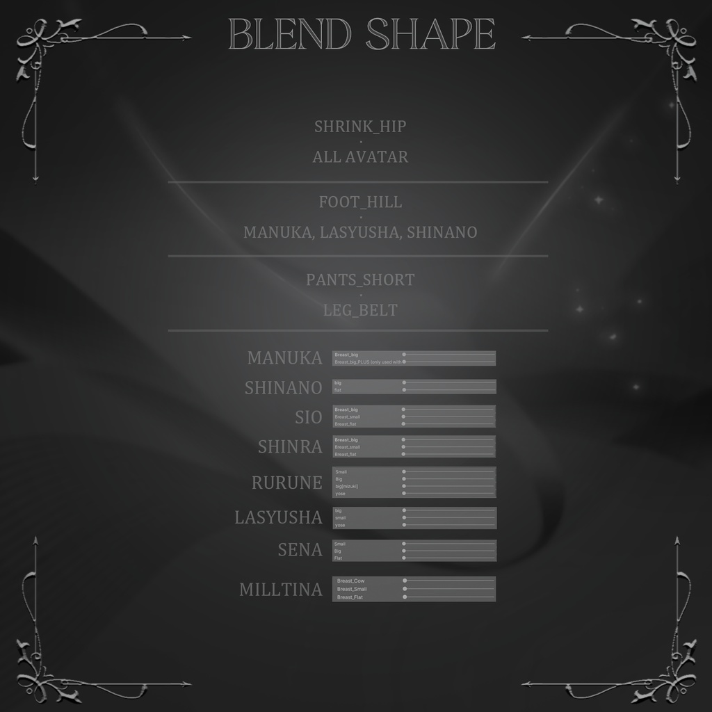 【StrapBlouse】11Avatar対応