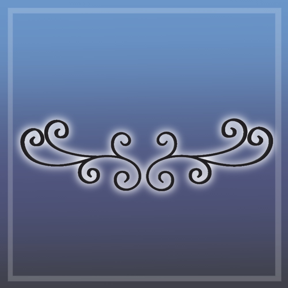 【VRC想定】唐草ピアス&はね