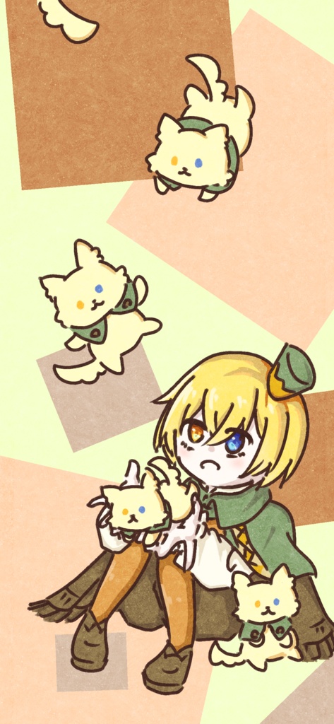 カッツェのゆるスマホ壁紙