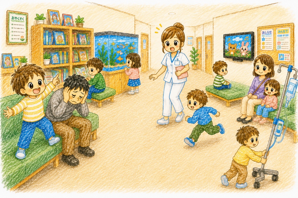 病院の待ち時間どうする?絵カードセット