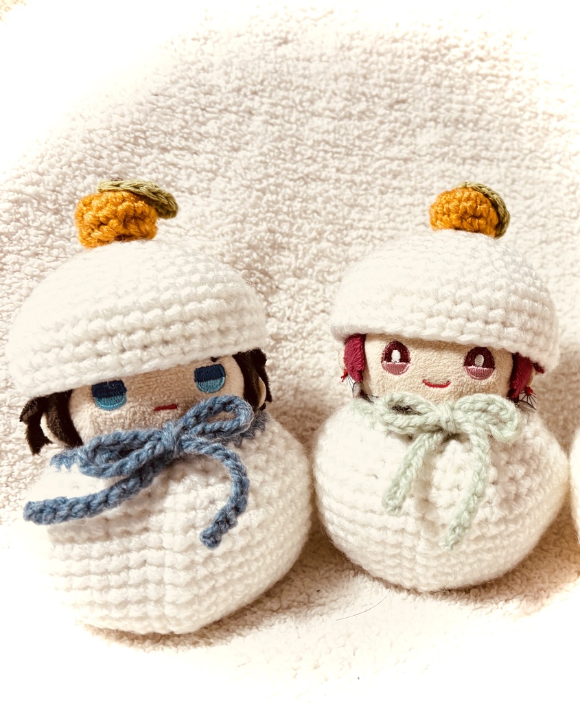 ぎゆたんかがみもちセット　(まめ用)