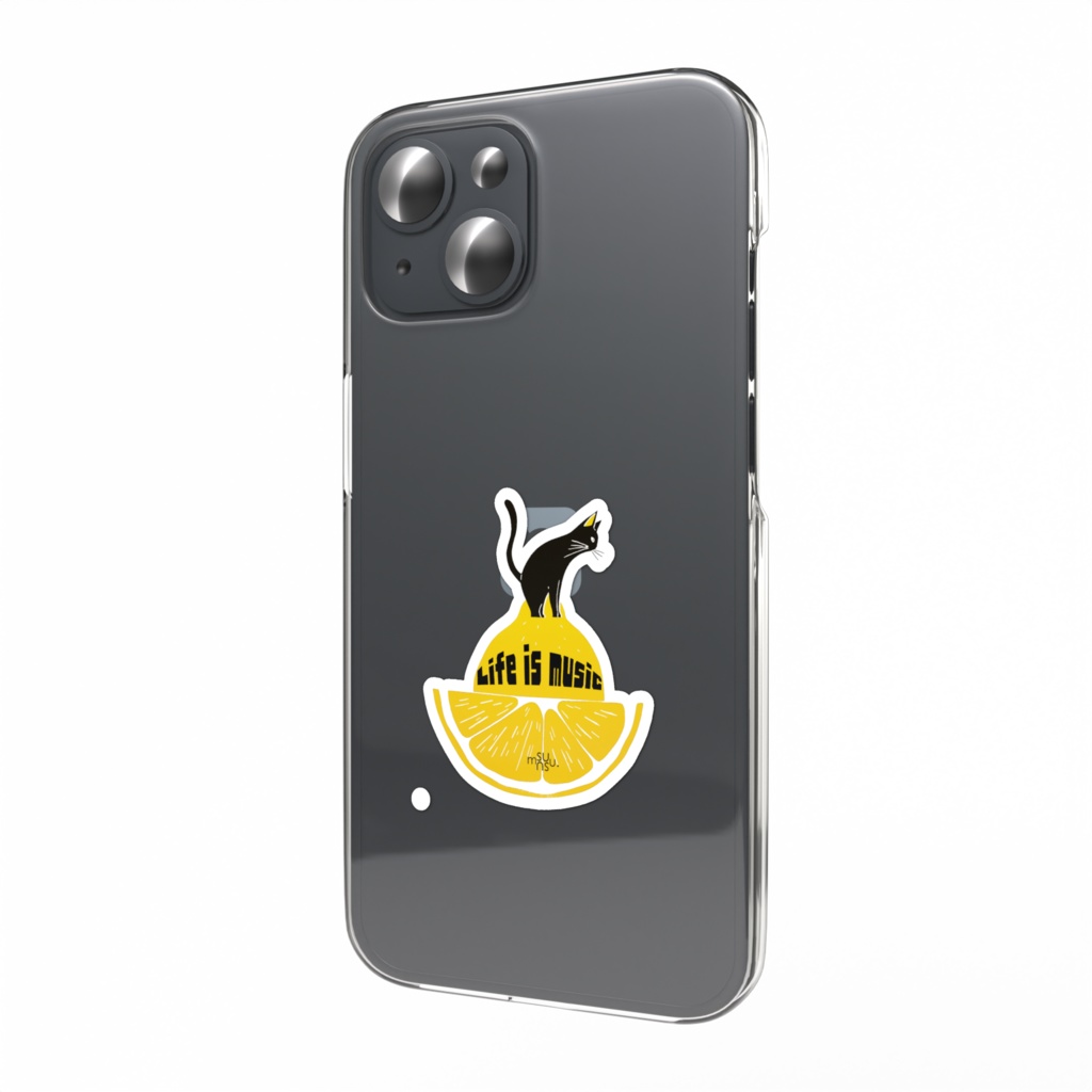 susumu.オリジナルステッカー「Life is Music」