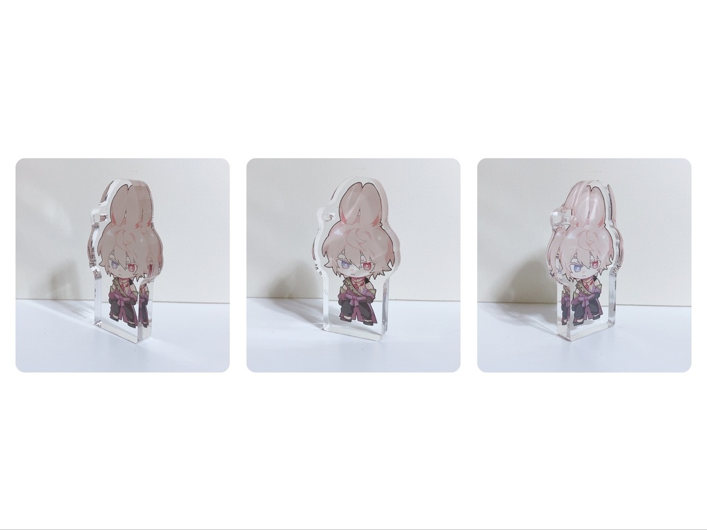 うちよそアクリルブロックキーホルダー