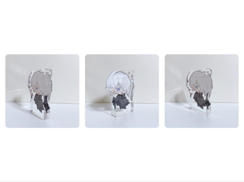 うちよそアクリルブロックキーホルダー