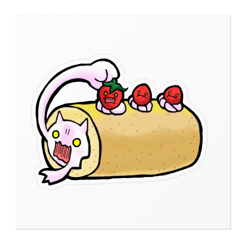 ろぉるけぇ鬼ステッカー