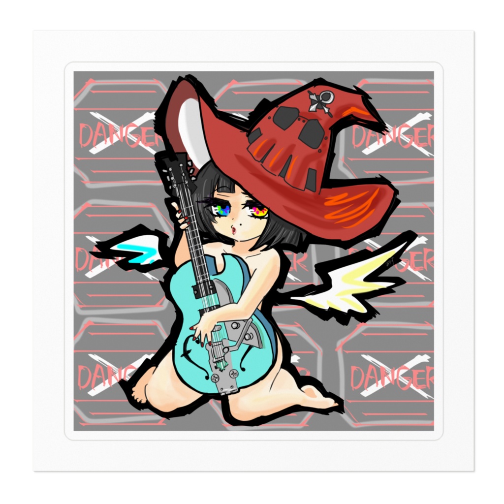 イノちゃんステッカー