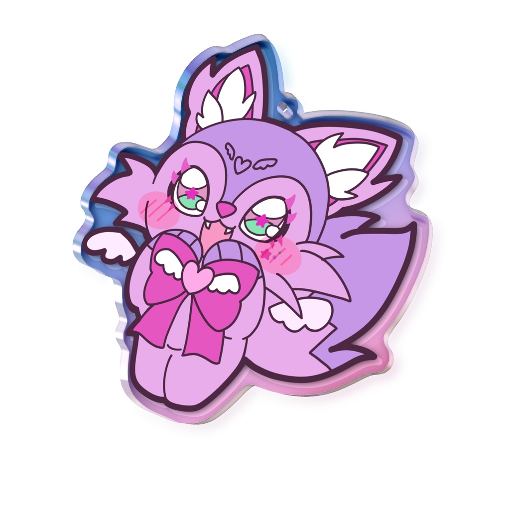 ゆめかわ🦄オーロラアクキー