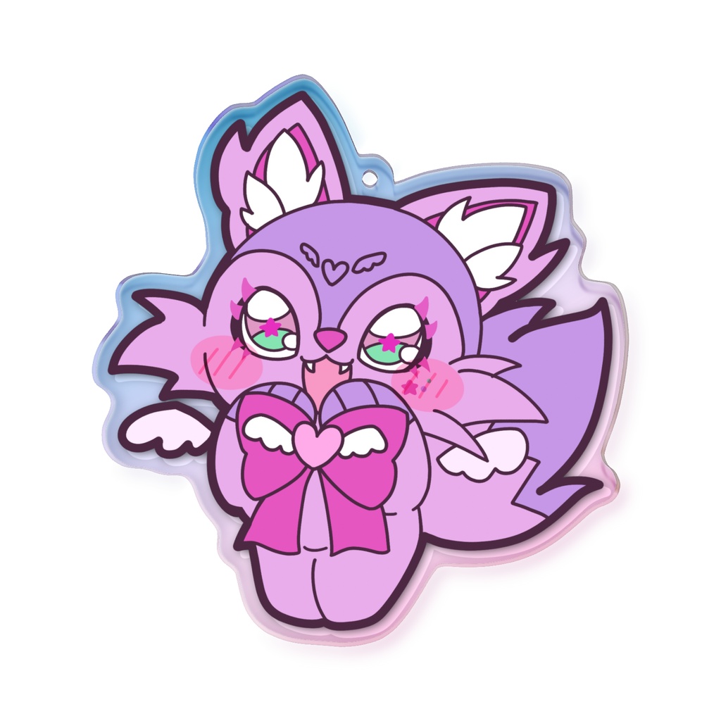 ゆめかわ🦄オーロラアクキー