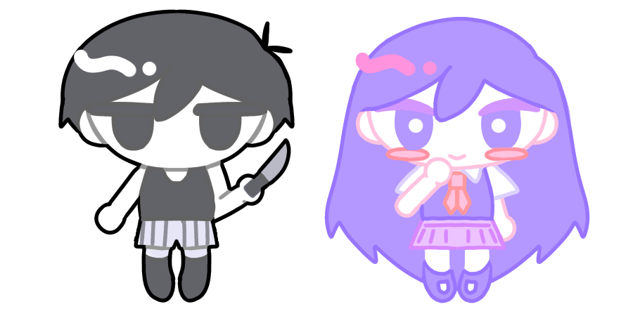 OMORI アクリルピンバッジ