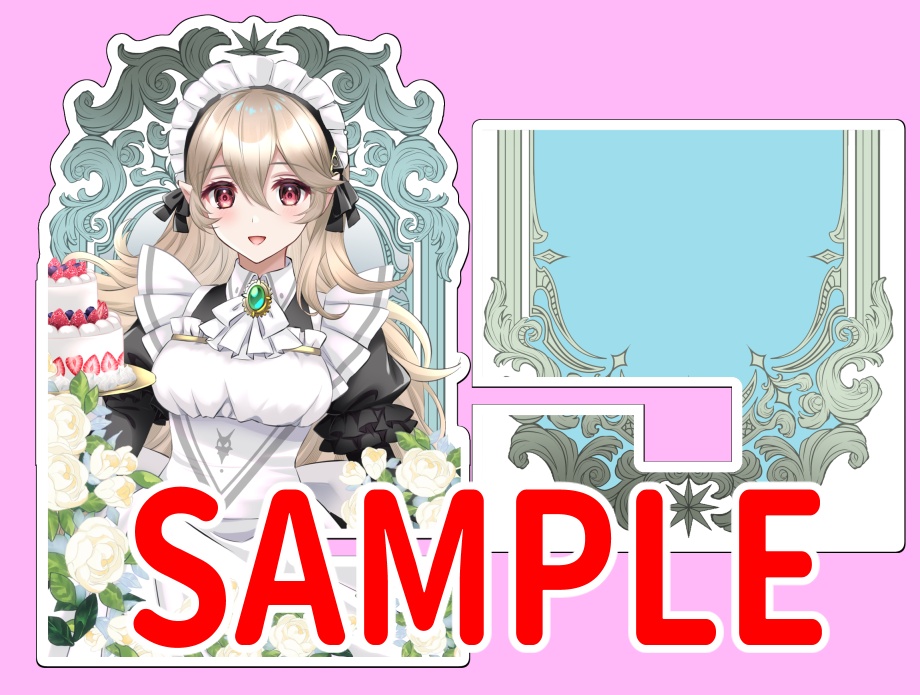 FEヒーローズお茶会衣装アクリルスマホスタンド エーデルガルト/カムイ