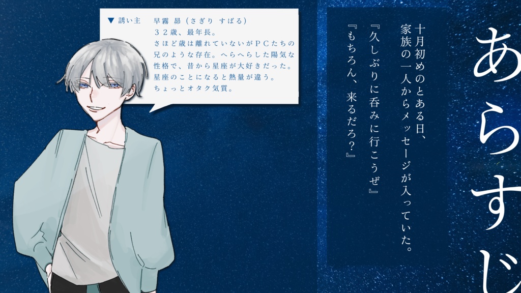 【CoCシナリオ】流れ星に南柯之夢をみて 【SPLL:E198411】