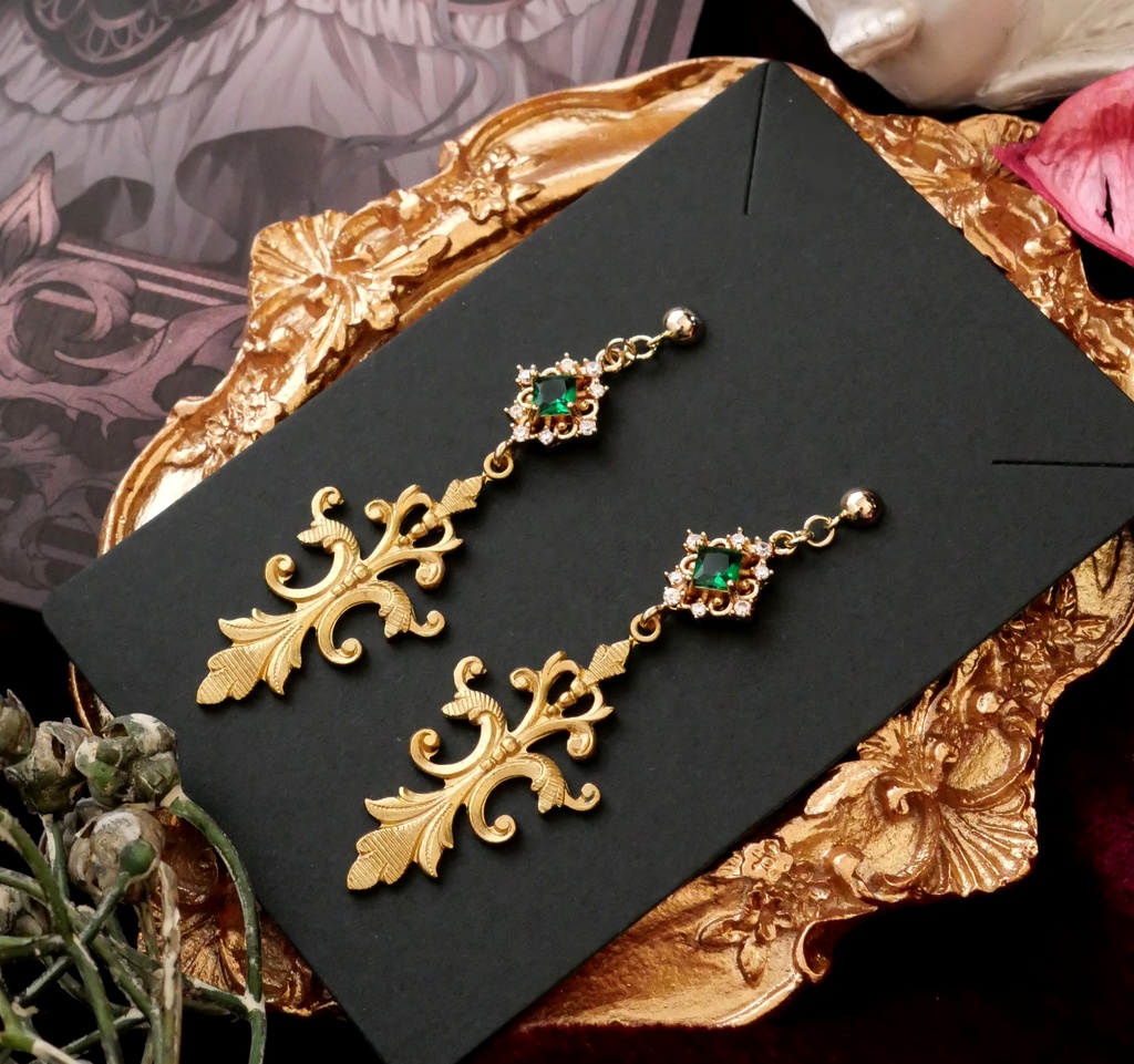 「光の差す方へ」イラストモチーフアクセサリー&Art Cardセット