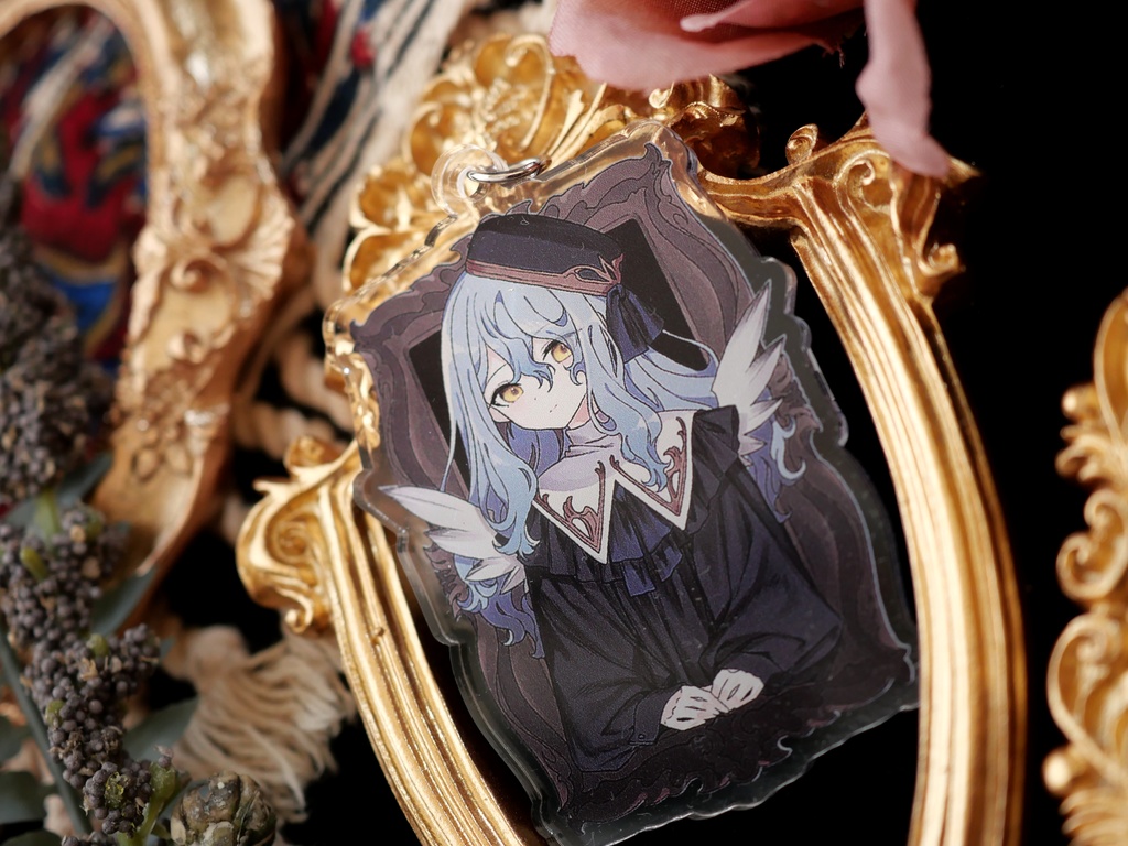 天使ちゃんのアクリルキーホルダー