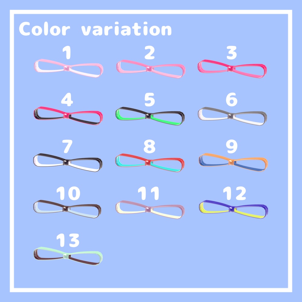 スーパーロングリボン【VRChat想定】