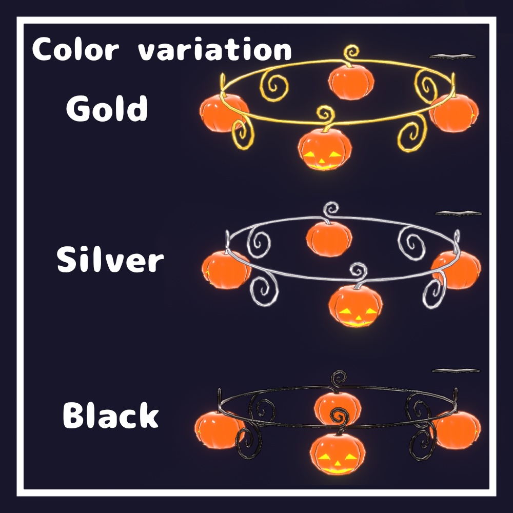 ジャックオーランタンヘイロー【VRChat想定】