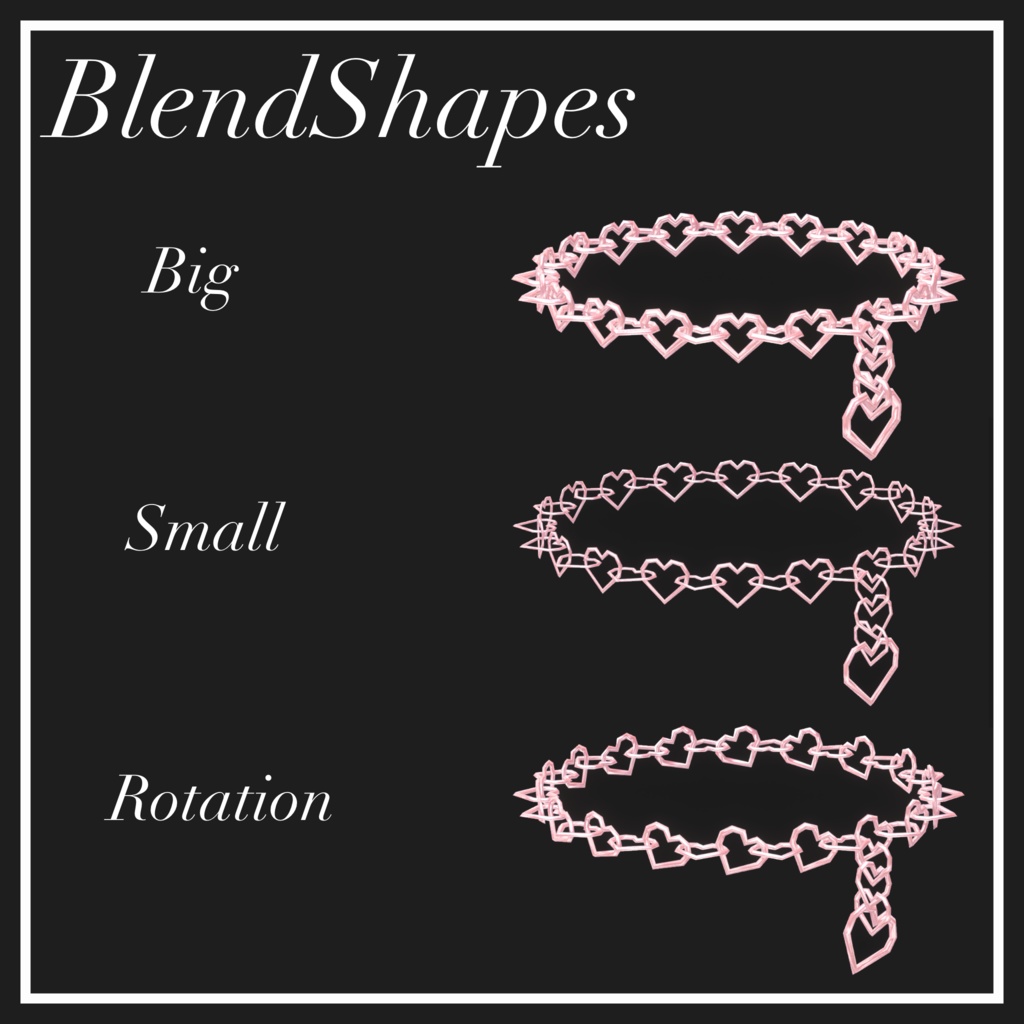 ハートチェーンヘイロー【VRChat想定】