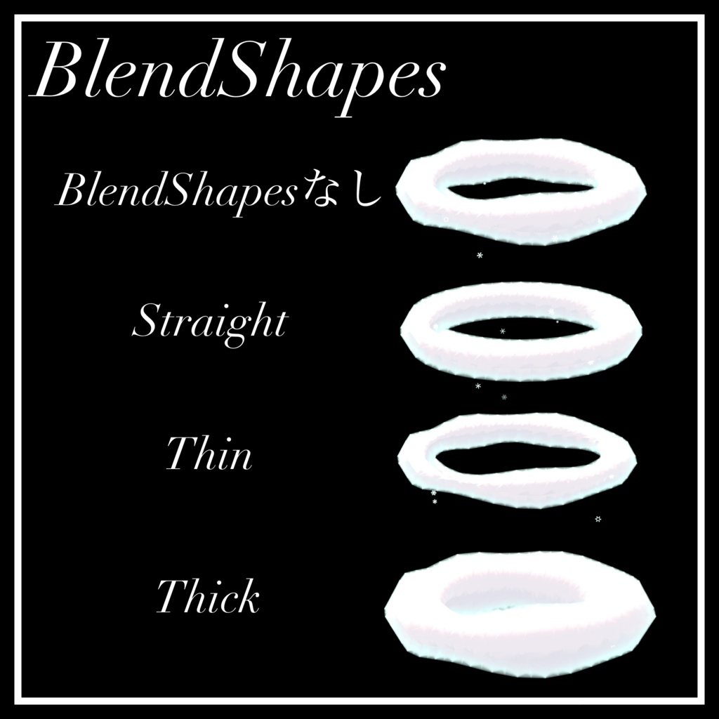 ふわふわゆきぐもヘイロー【VRChat想定】