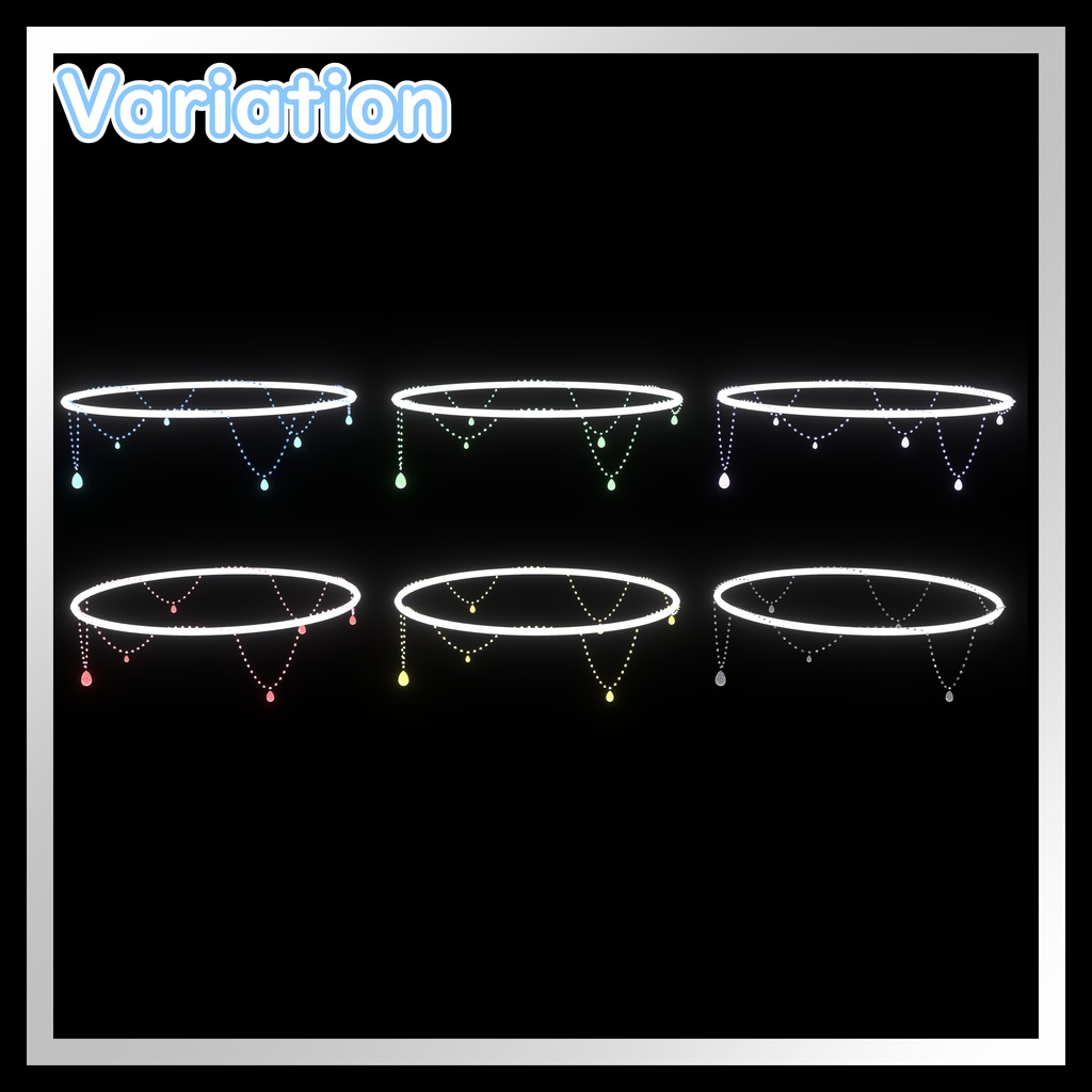 【期間限定無料】レインドロップヘイロー【VRChat想定】
