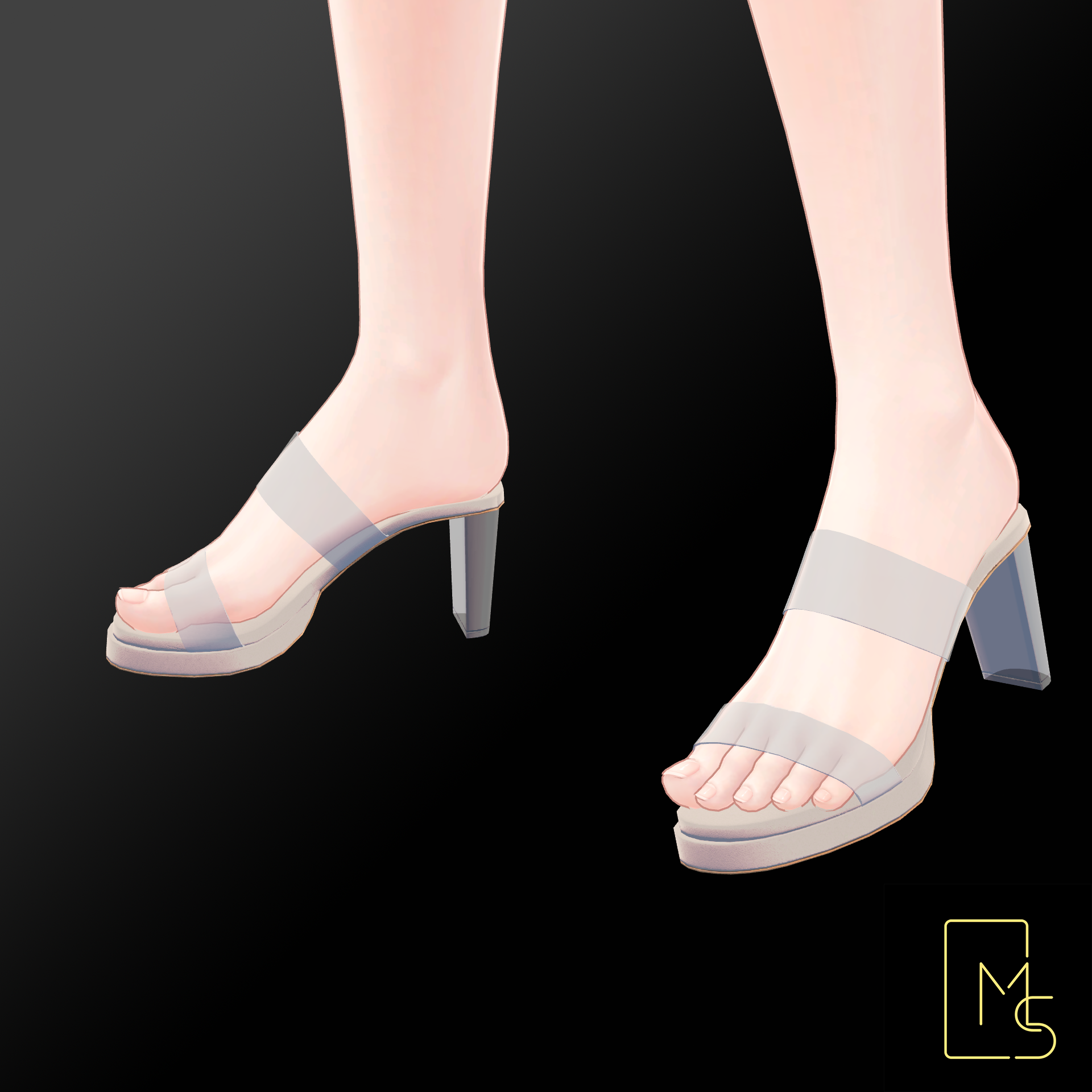 【VRChat】Transparent Heels for Manuka, Shinano, Milltina - MSworkshop ...