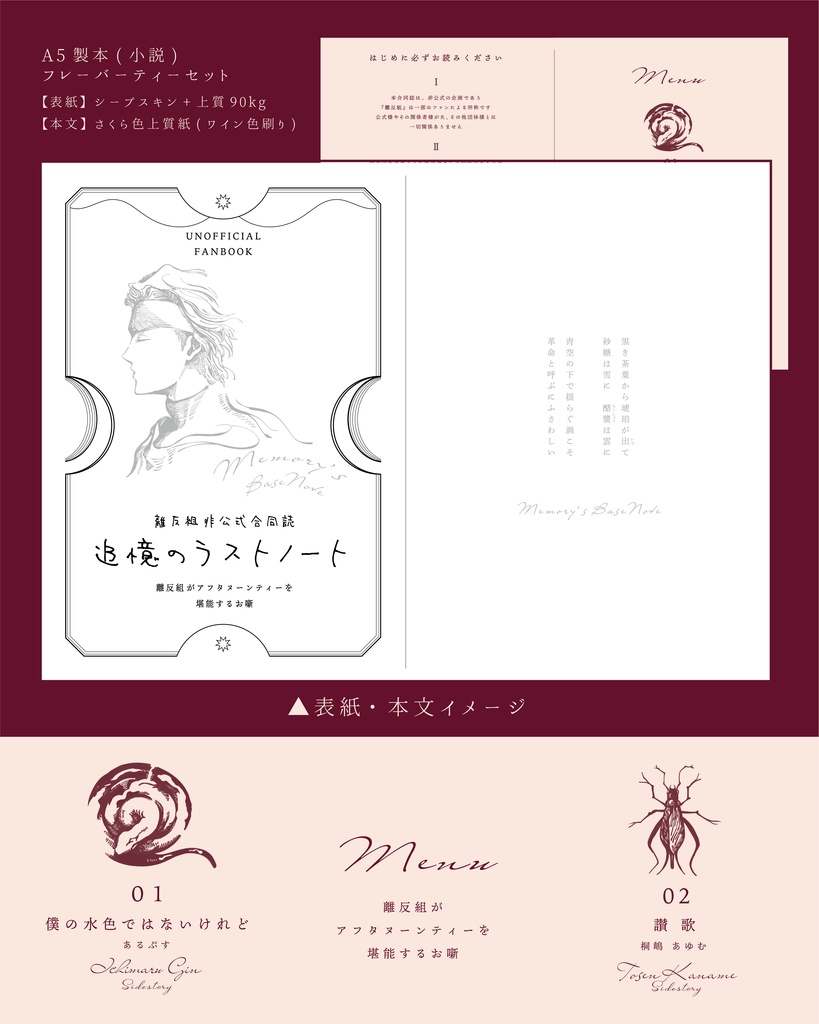 追憶のラストノート(離反組小説合同誌)