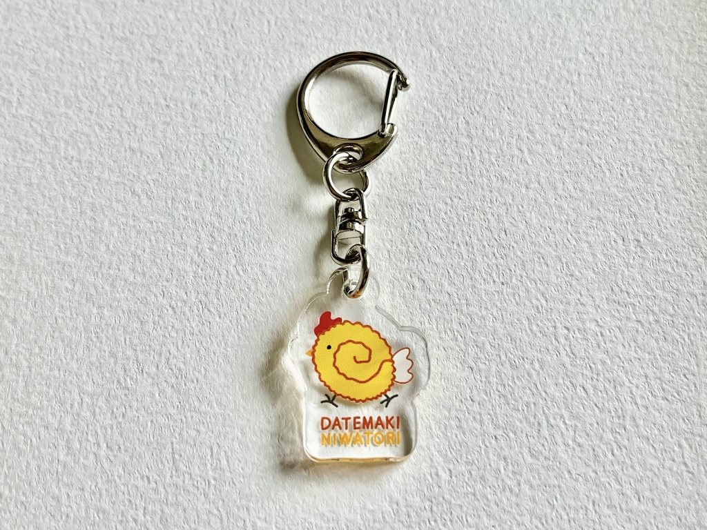 小さいアクキー【だてまきにわとり】