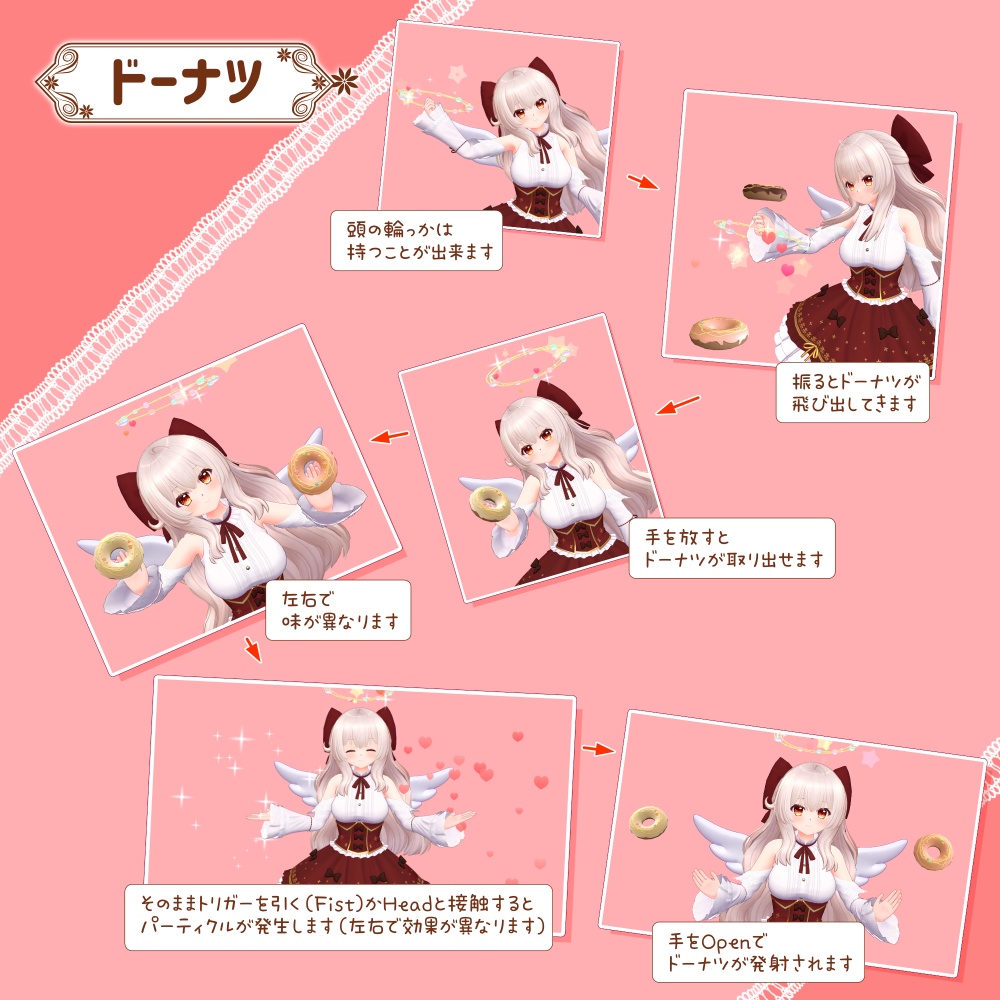 【オリジナル3Dモデル】見習い天使のアルティエナ&ベテラン天使のミシェル