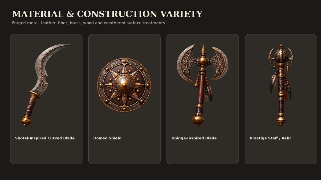ファンタジー武器・装備素材集 — Ancient Forms Vol. 01(透過PNG 12点)