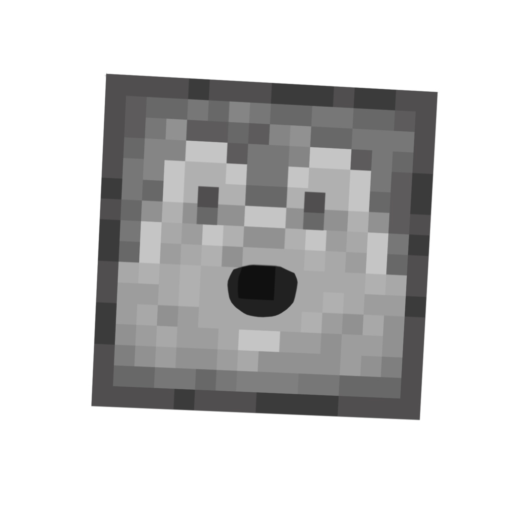 無料配布Live2Dモデル「ドロッパー・ディスペンサー(Minecraft)」