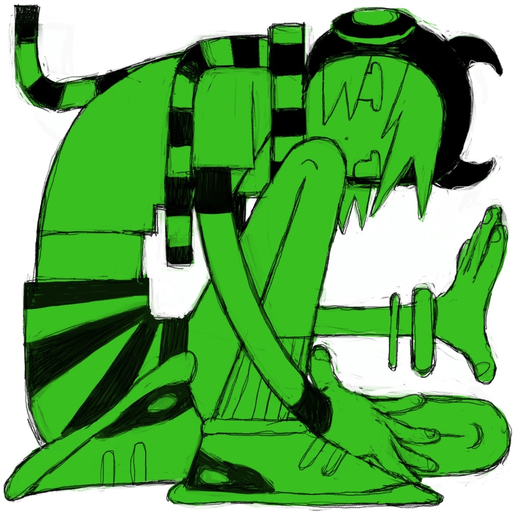 閉じ込めステッカー