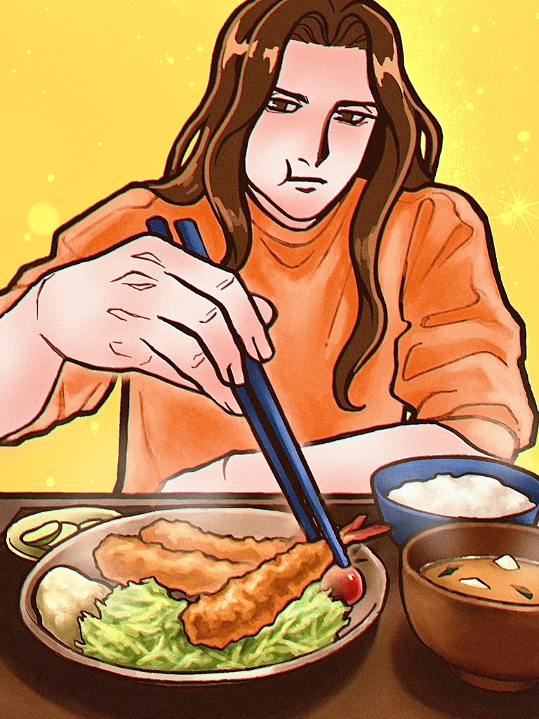 エビフライ定食