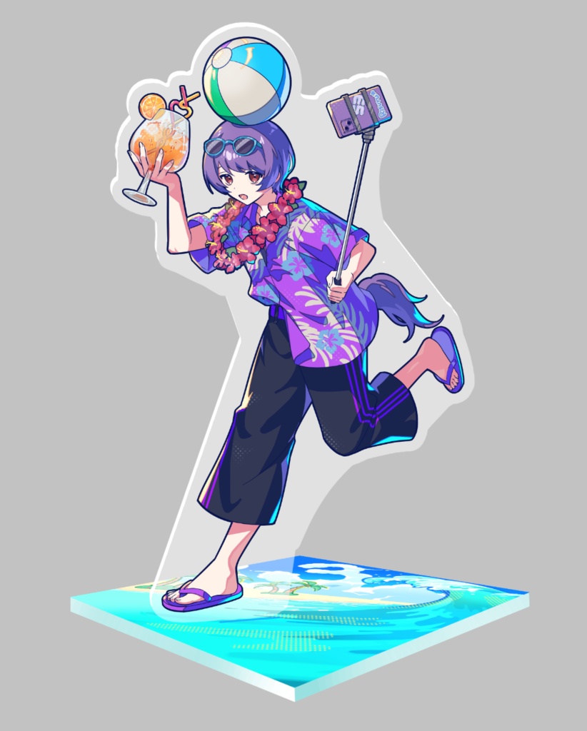 三周年記念イラストアクスタ【りする】
