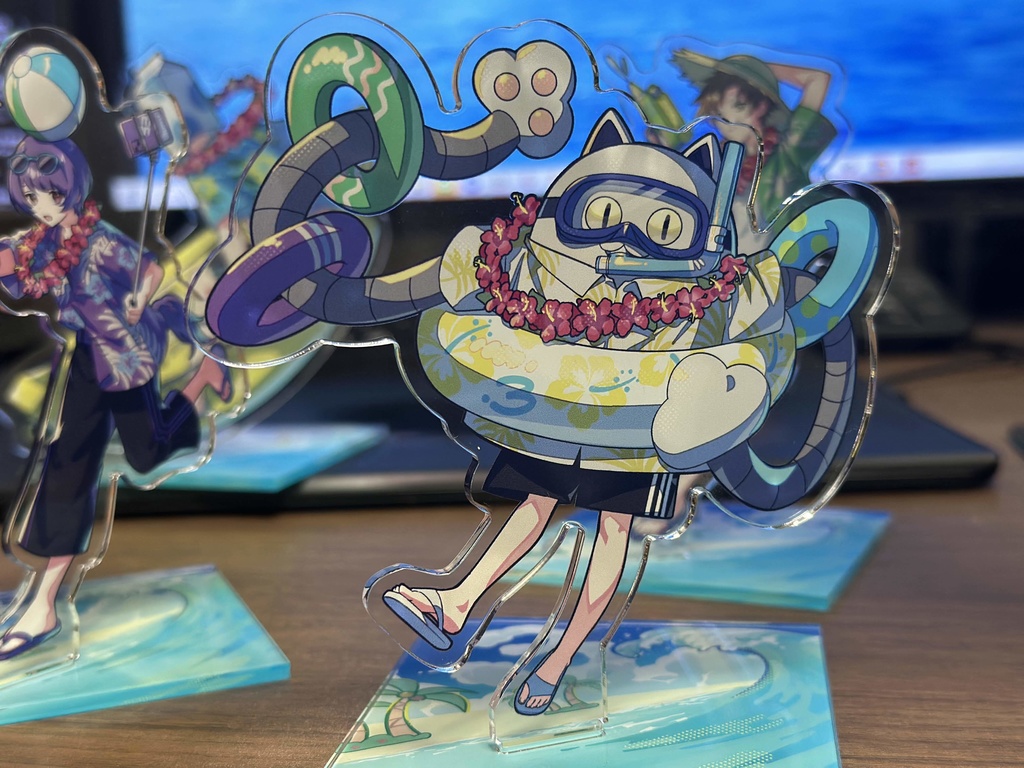 三周年記念イラストアクスタ【ニャンヤオチュー】 - 成人男性三人組