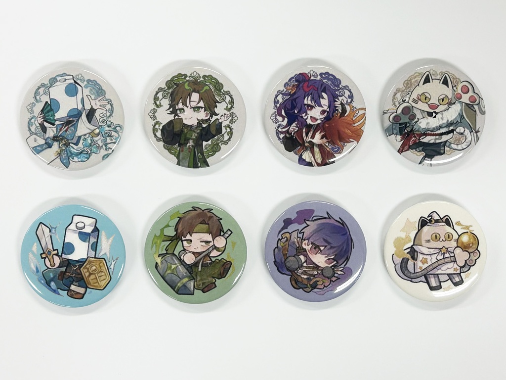 ランダム缶バッジ【四神&RPG】