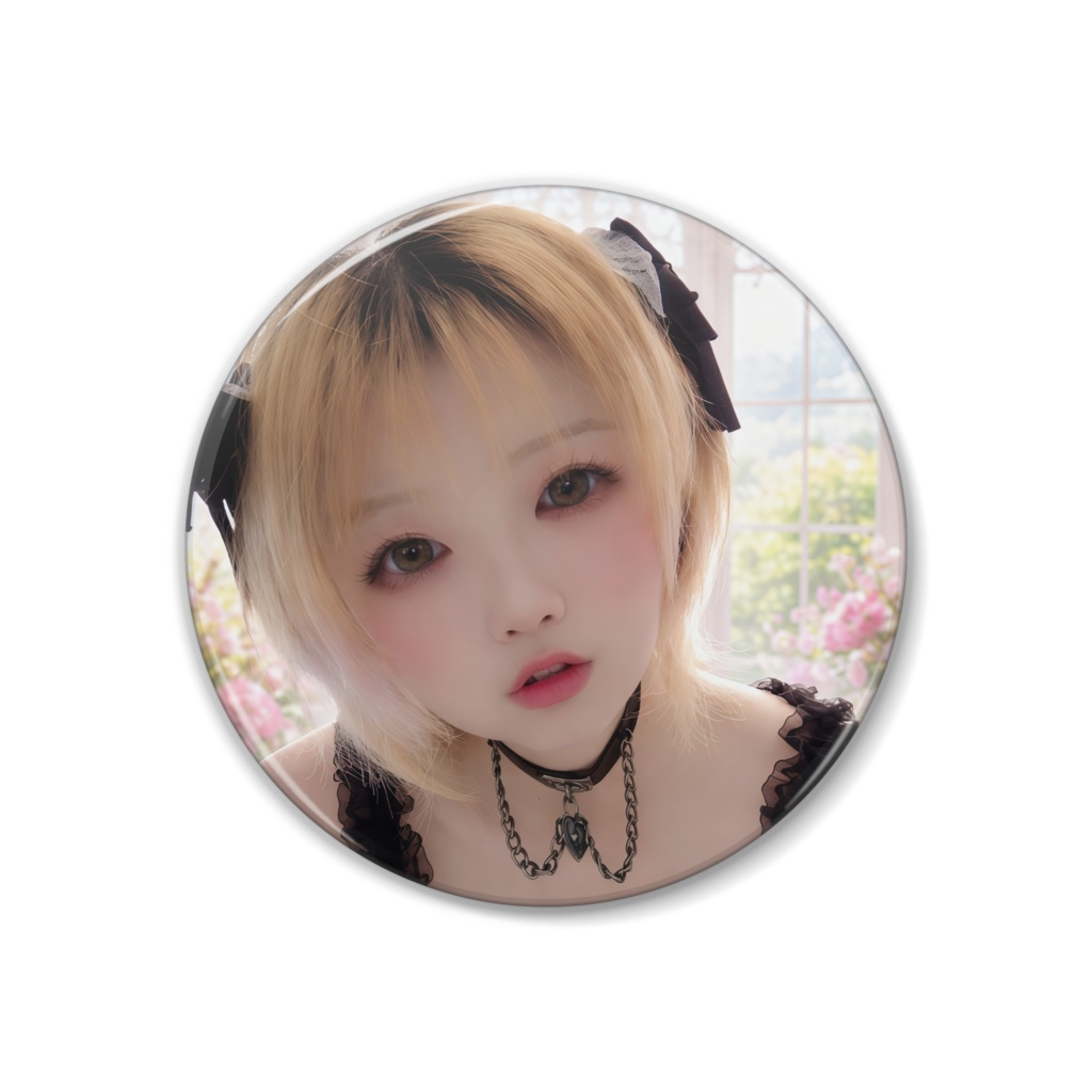 刹那グッズ ゴスロリ 缶バッジ