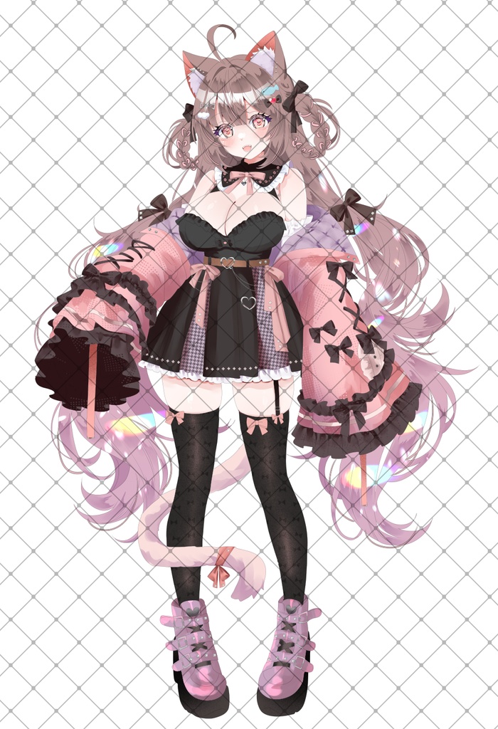 【一点限定】立ち絵　地雷系萌え袖おんなのこ　TRPGにも