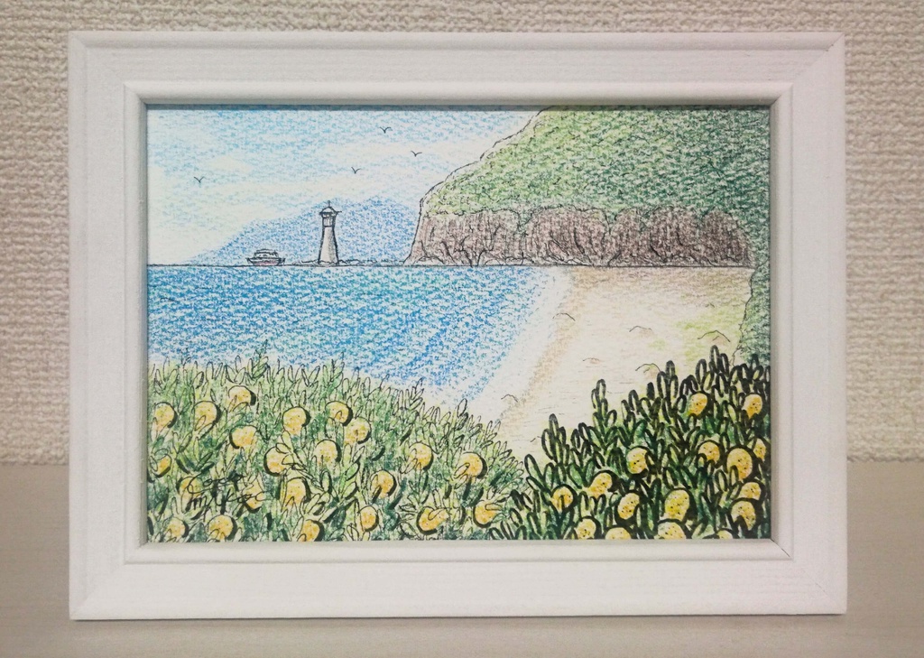 「ミカンの丘」原画2