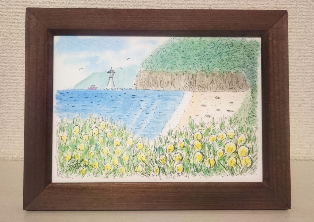 「ミカンの丘」原画3