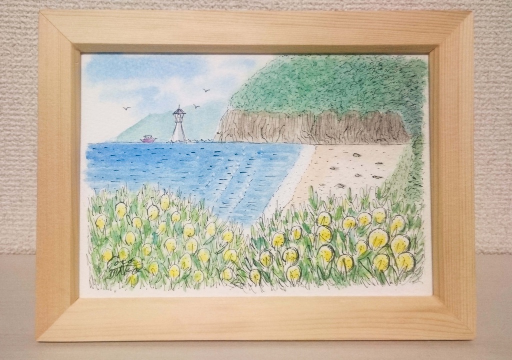 「ミカンの丘」原画3