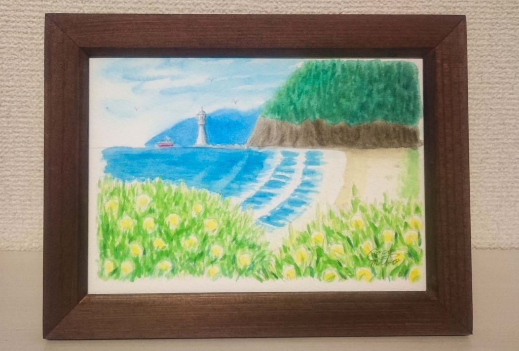 「ミカンの丘」原画4