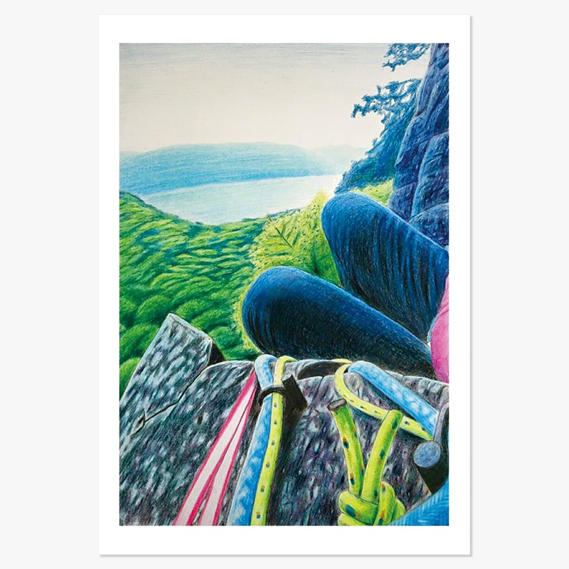 「登頂」ポストカード / "Topping Out" Post Card