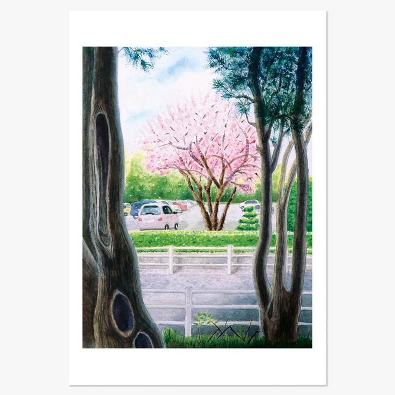 「公園の片隅で」ポストカード / "In a Corner of a Park" Post Card