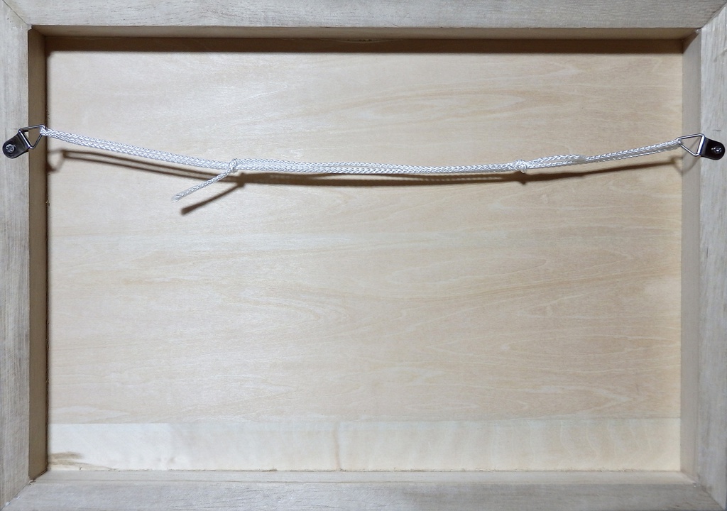 「夕暮れの高台」木製パネル転写画