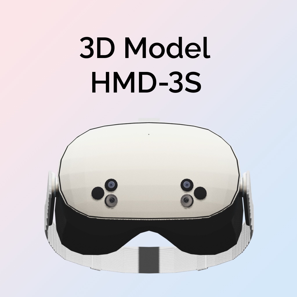 【3Dモデル】HMD-3S【無料版 / MA対応版】