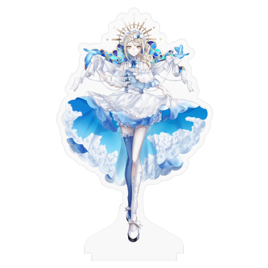 空柄ドレス三姉妹アクリルスタンド
