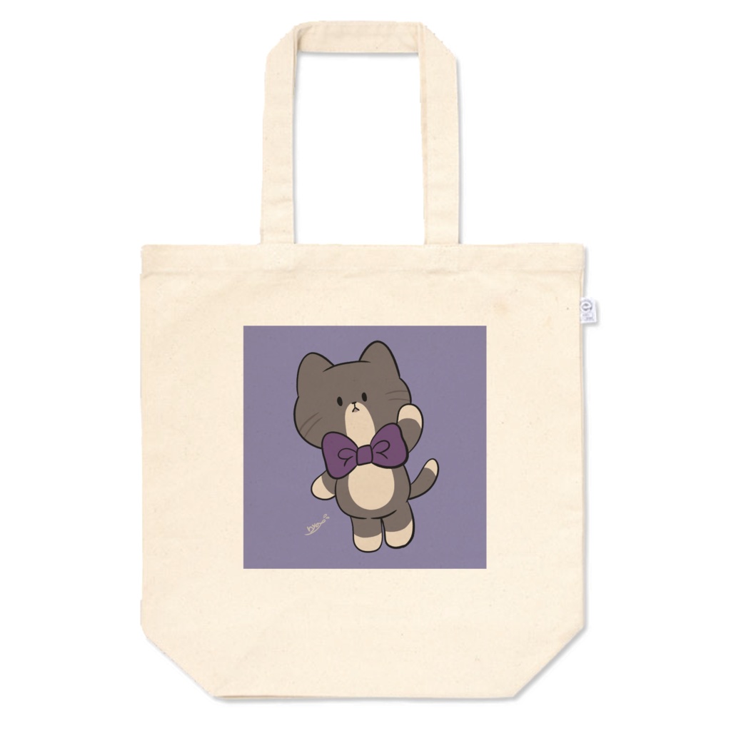 リボンねこトート