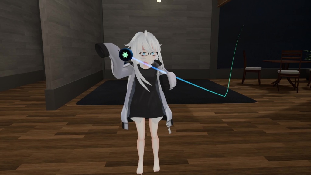 【VRChat向け】紐を掴めるヨーヨー