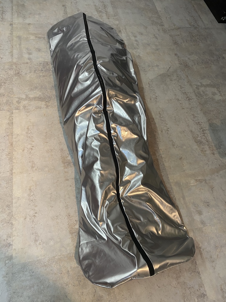 エナメルスリープサック(シルバー✖️ブラック)