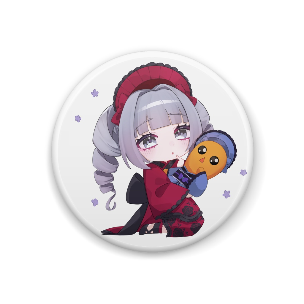 御琴怜華ミニキャラ缶バッジ(44mm)