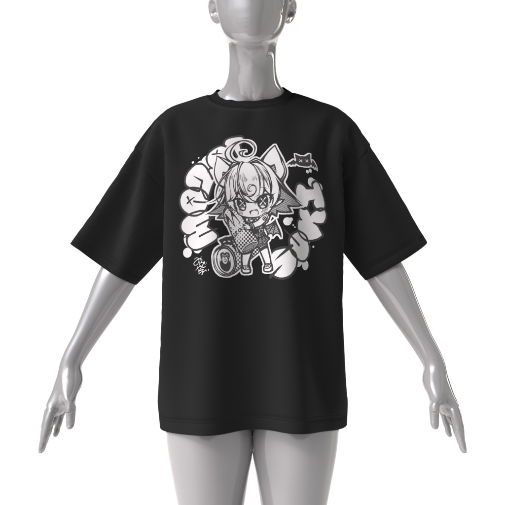 ビッグシルエットTシャツ-MAZAISUKI